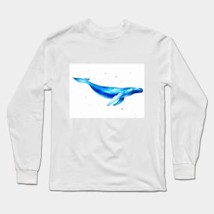 Blue whale Long Sleeve T-Shirt